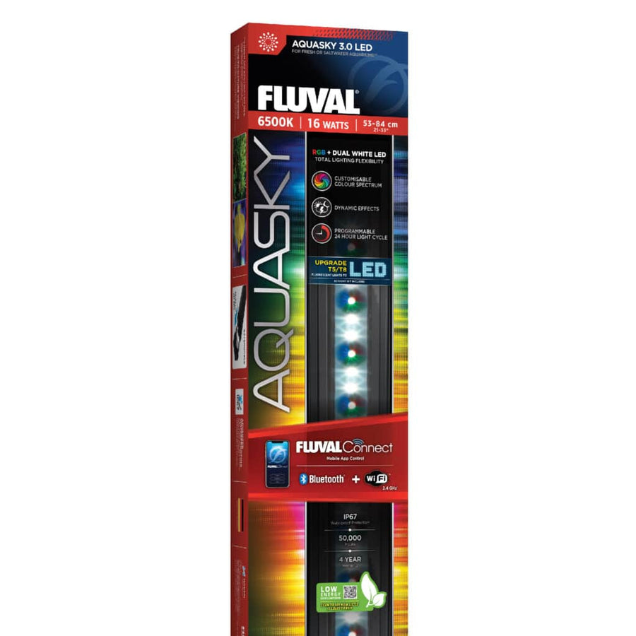 Fluval - Iluminación AquaSky LED RGB 3.0 de 21W (75-106 cm)