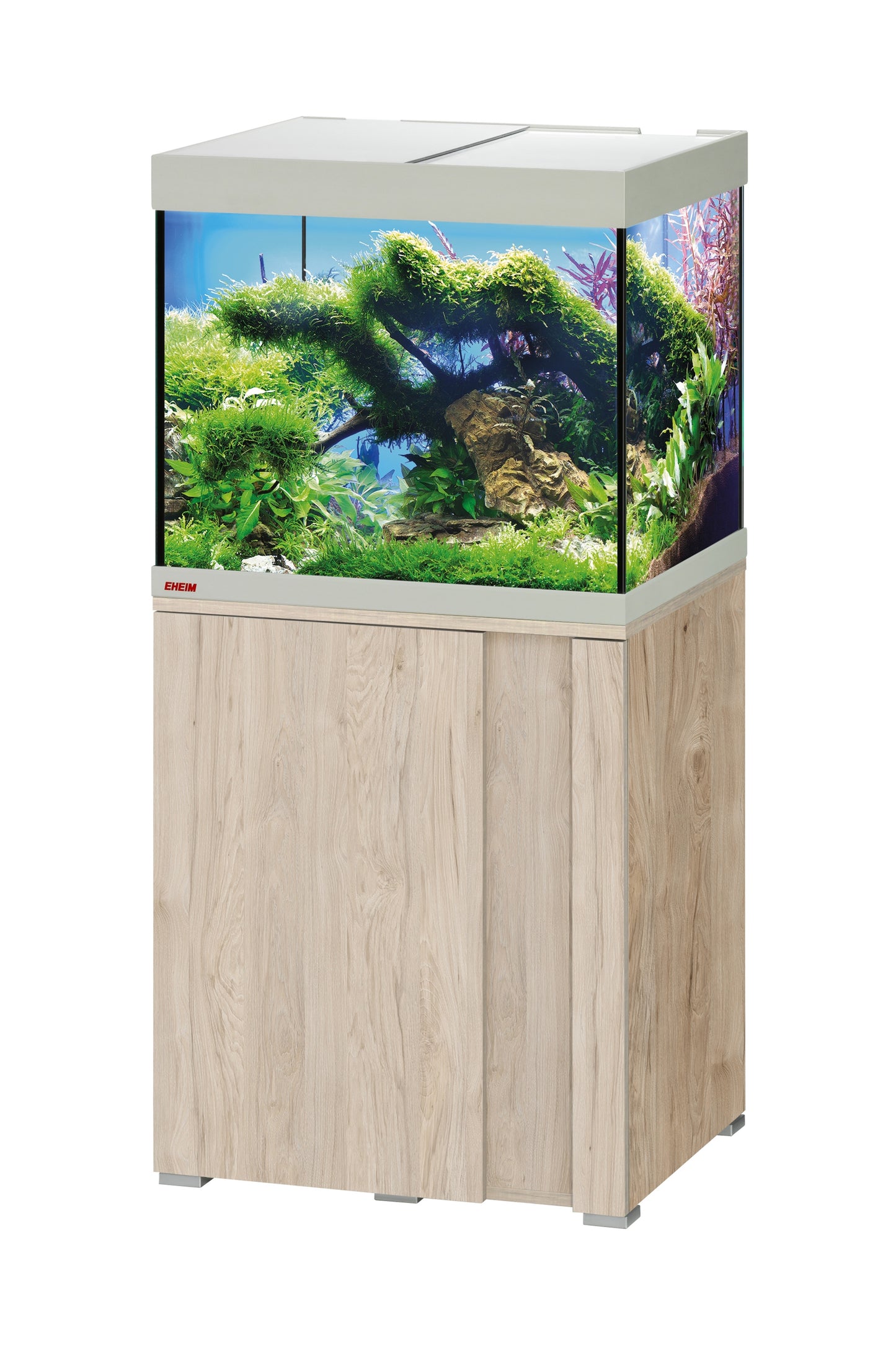 Acuario EHEIM VIVALINE LED 150 litros con mueble Pino