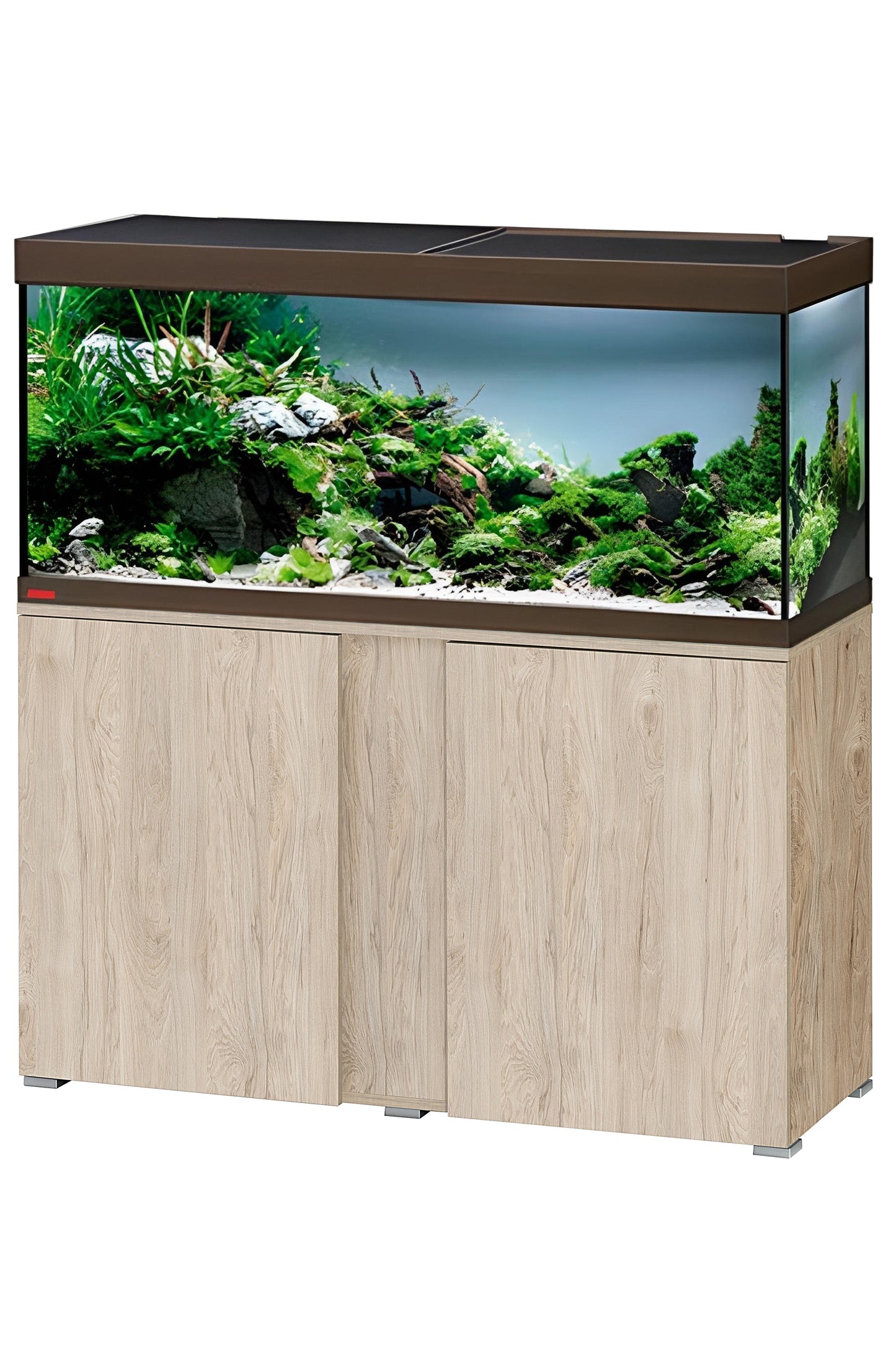 Acuario VIVALINE LED BRONCE 240 litros con mueble Pino