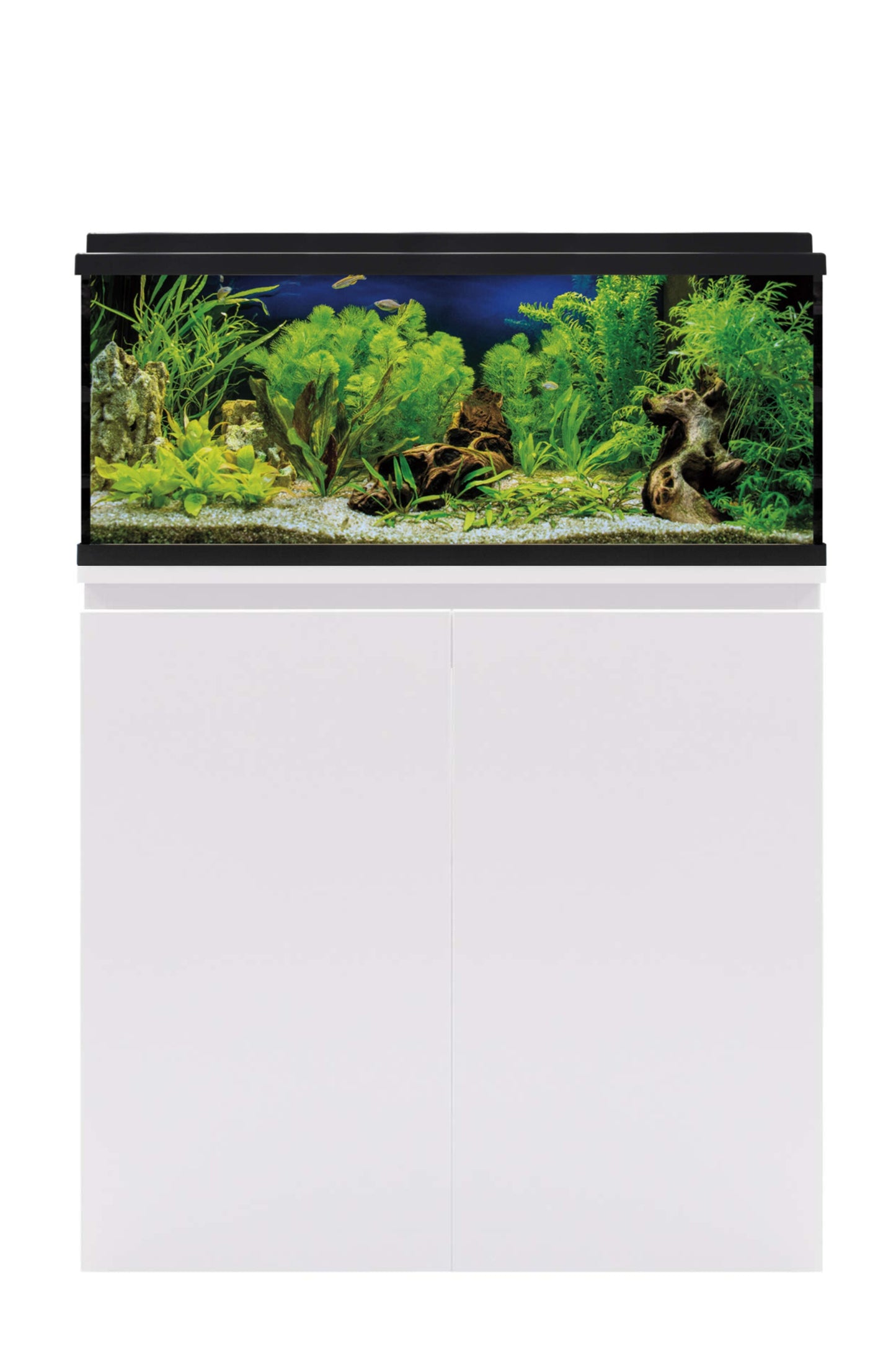 AquaLED 100 - Acuario de 100 litros con mueble Blanco