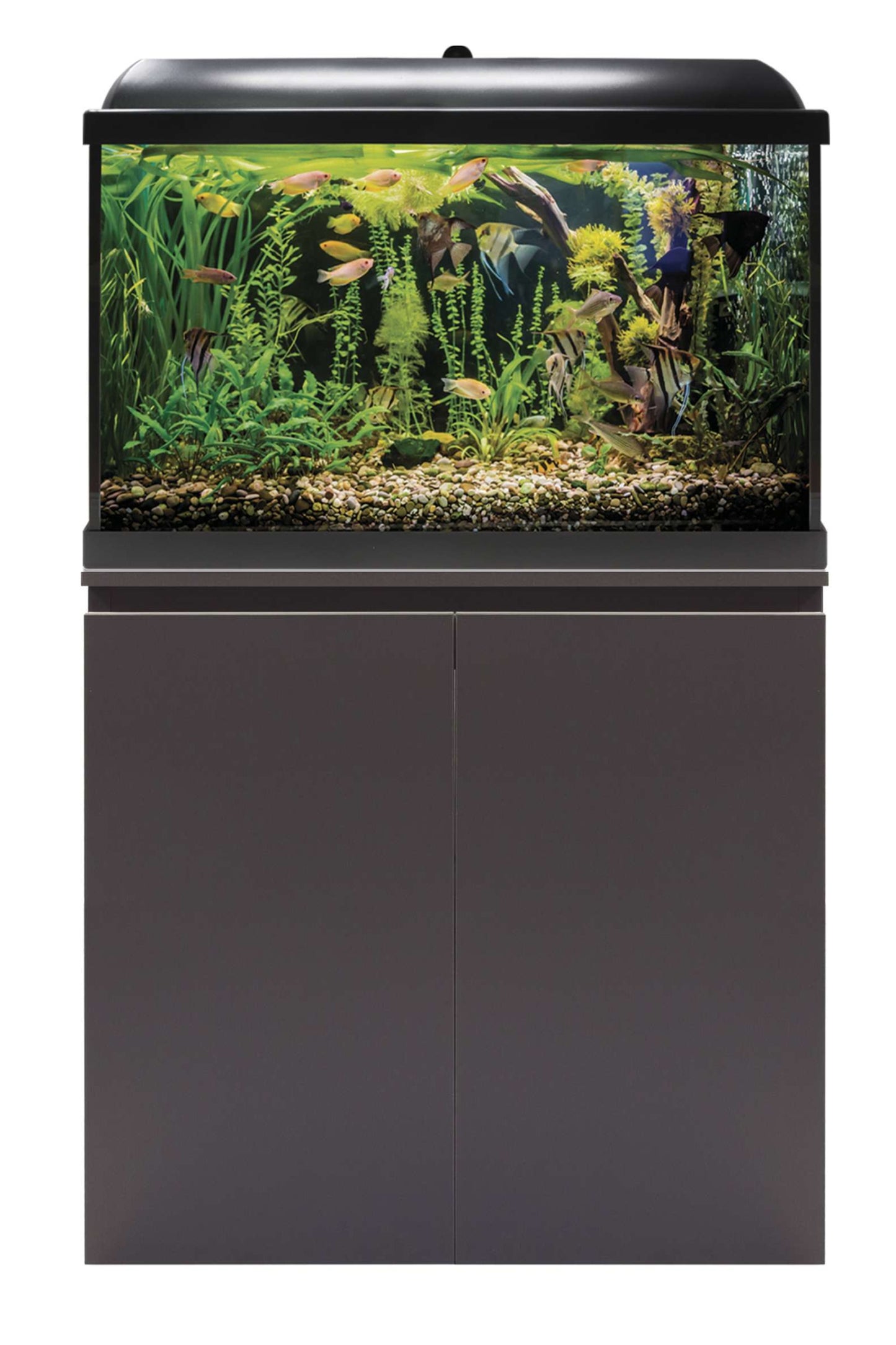 AquaLED PRO 68 Negro - Acuario de 68 litros con mueble