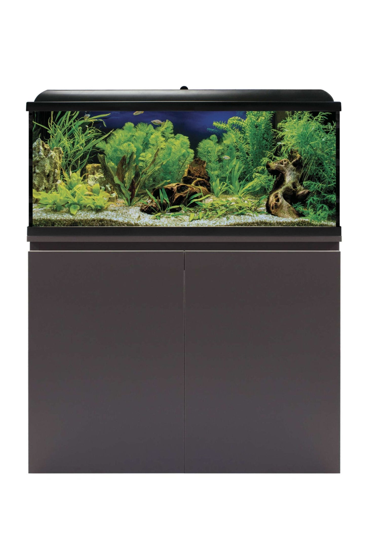 AquaLED PRO 130 - Acuario de 130 litros con mesa en Negro