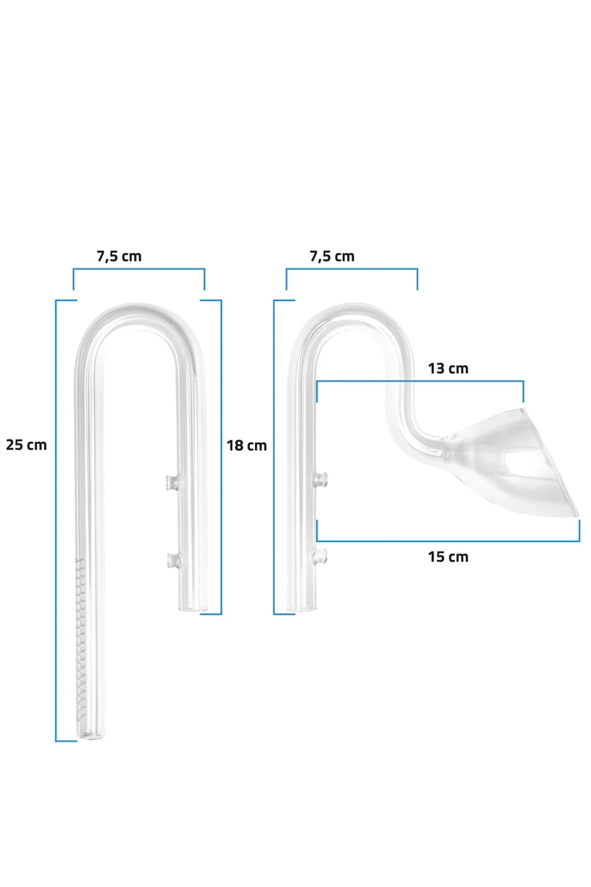 Fluval LILY PIPE - Juego de pipetas de cristal para filtro