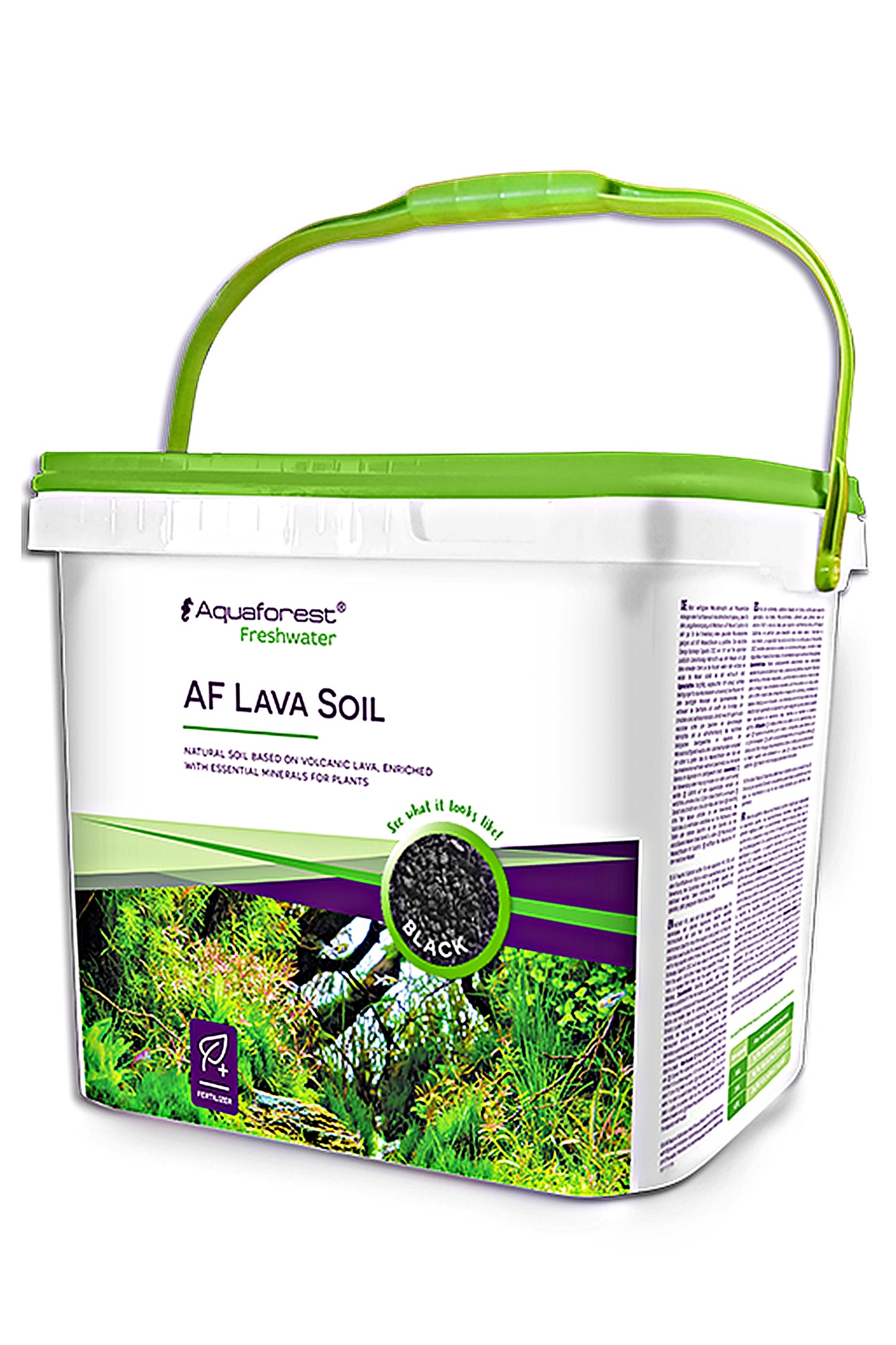 Aquaforest - Sustrato Lava Soil 5 litros - Negra