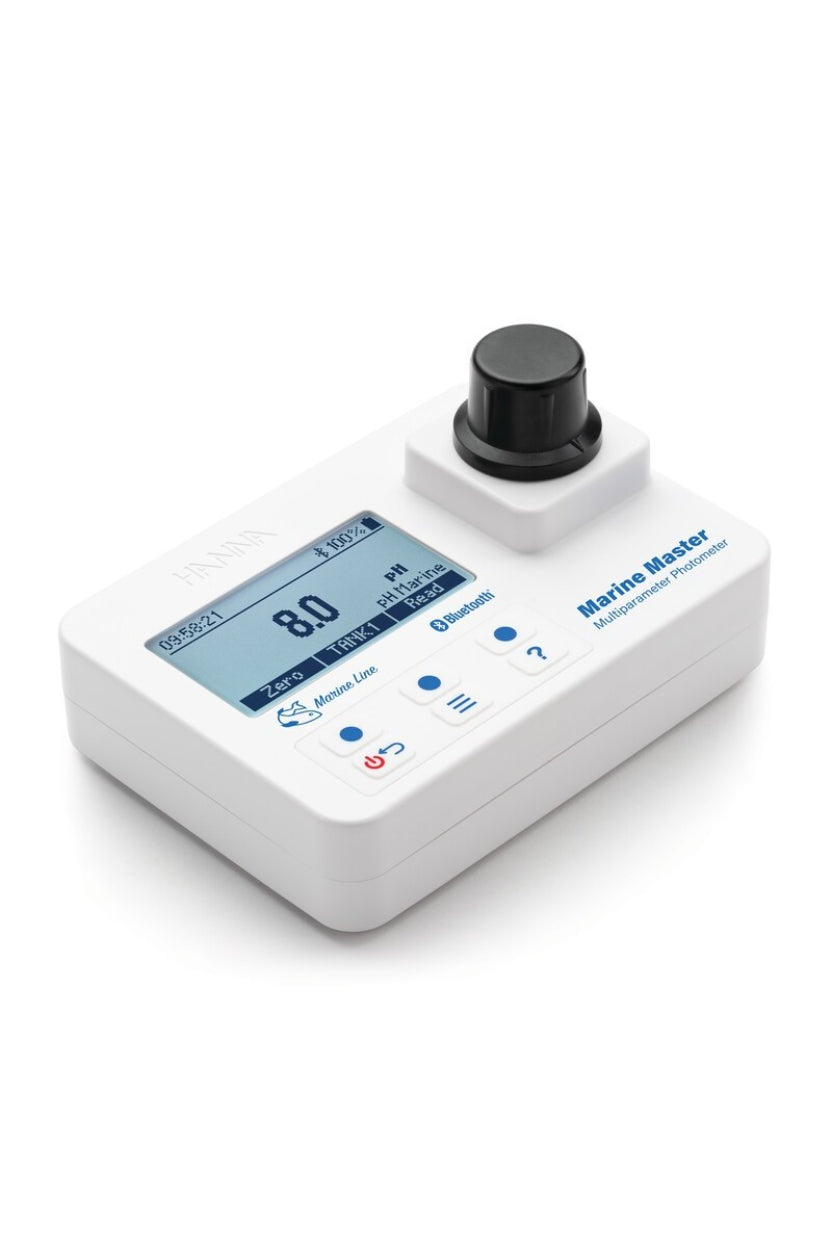 HANNA - Marine Master Hi97115C con Bluetooth - Mide pH, Alcalinidad, Calcio, Nitrato, Nitrito y Fosfato