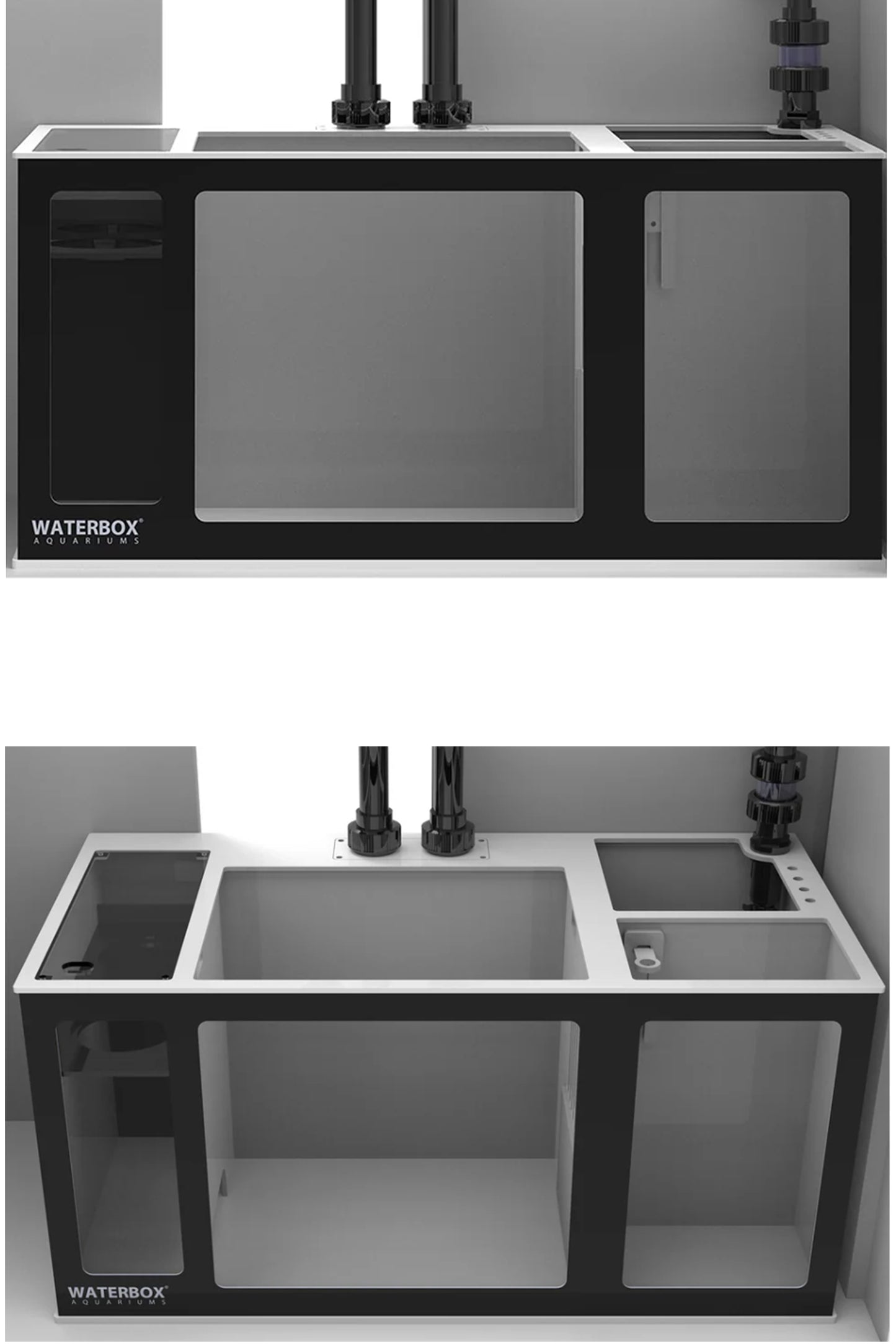 WATERBOX - Nuevo Acuario MARINE EX™ 110.4 con mueble Negro de 301 litros