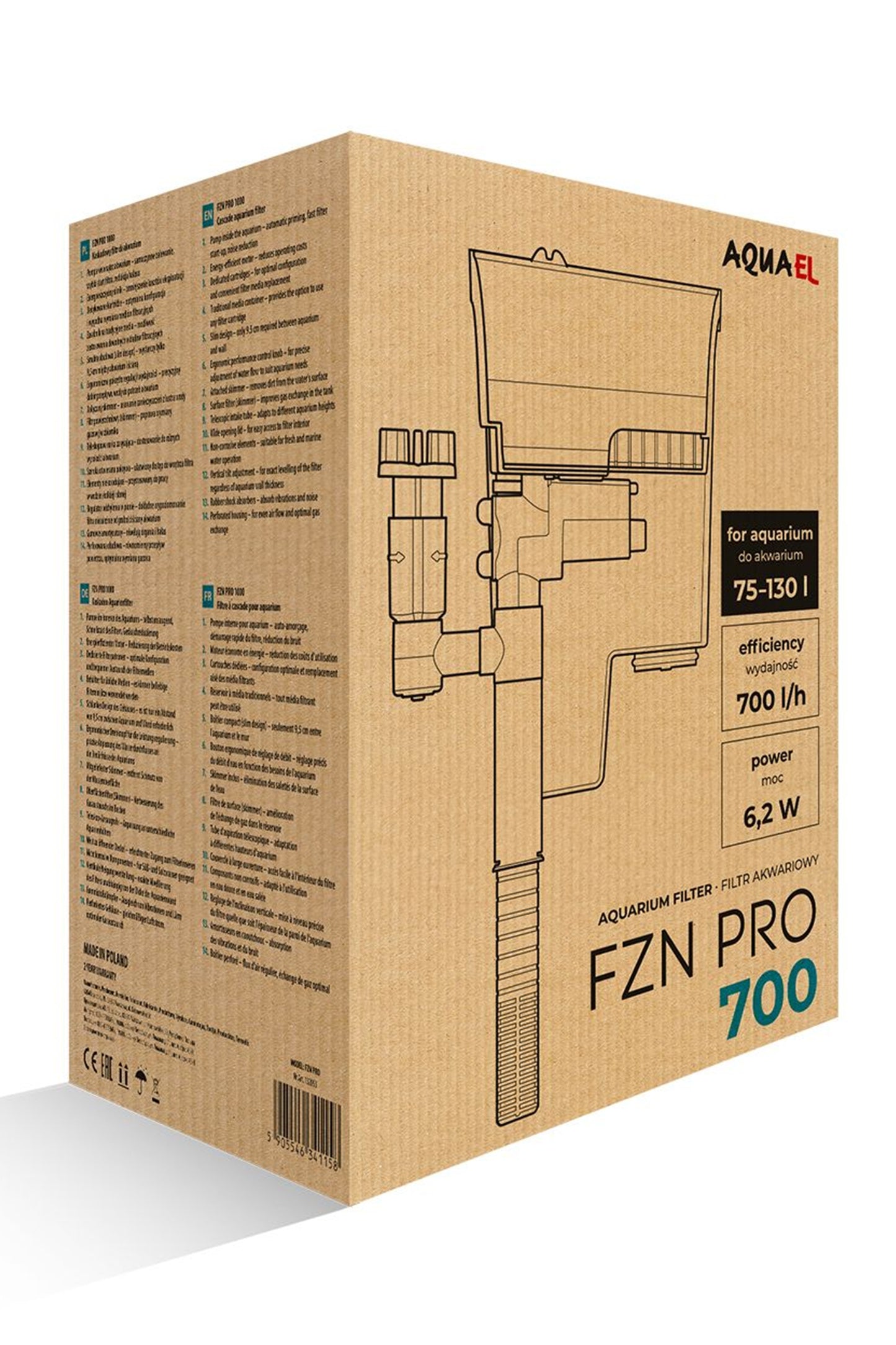 Filtro cascada AQUAEL FZN PRO 700