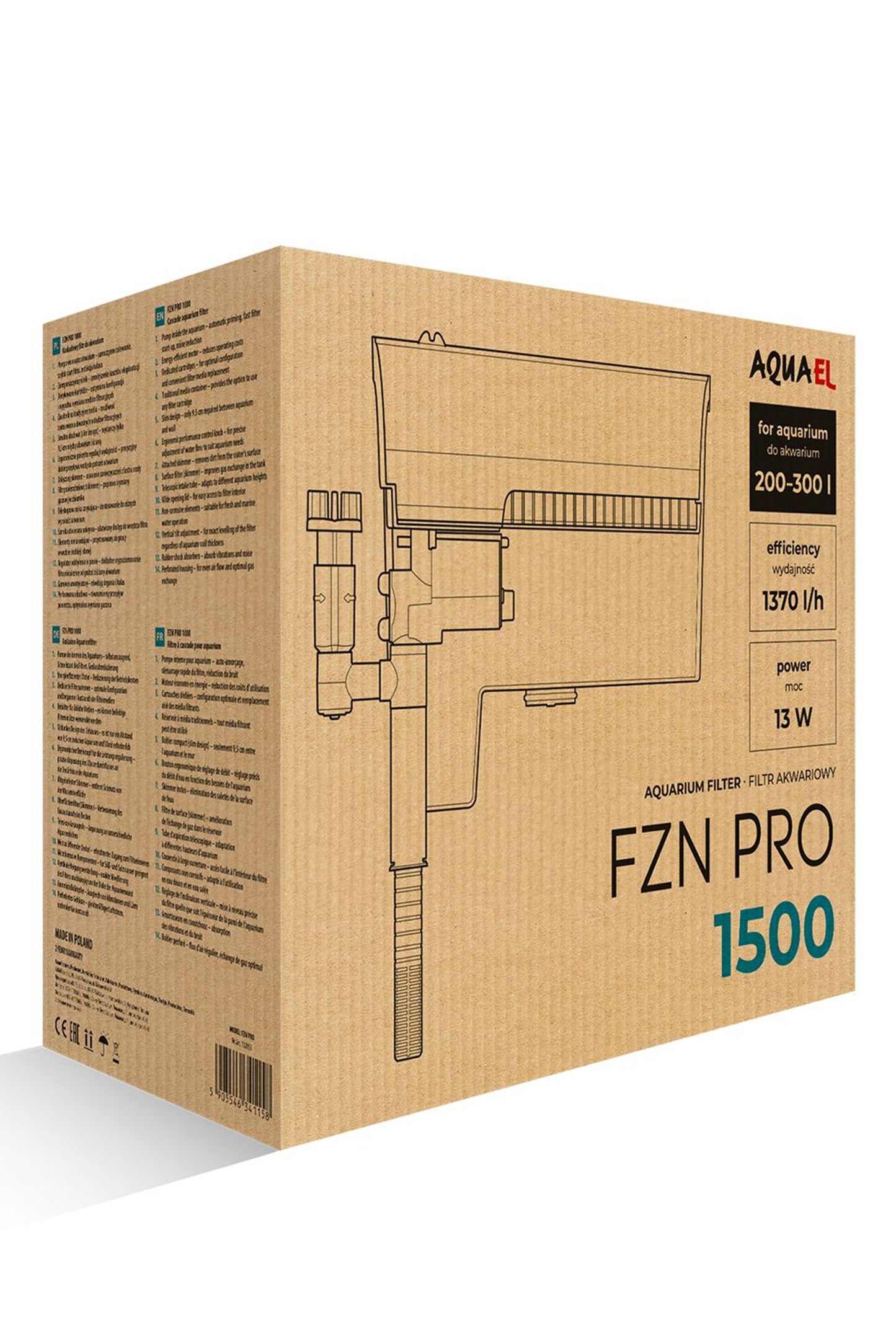 Filtro cascada AQUAEL FZN PRO 1000