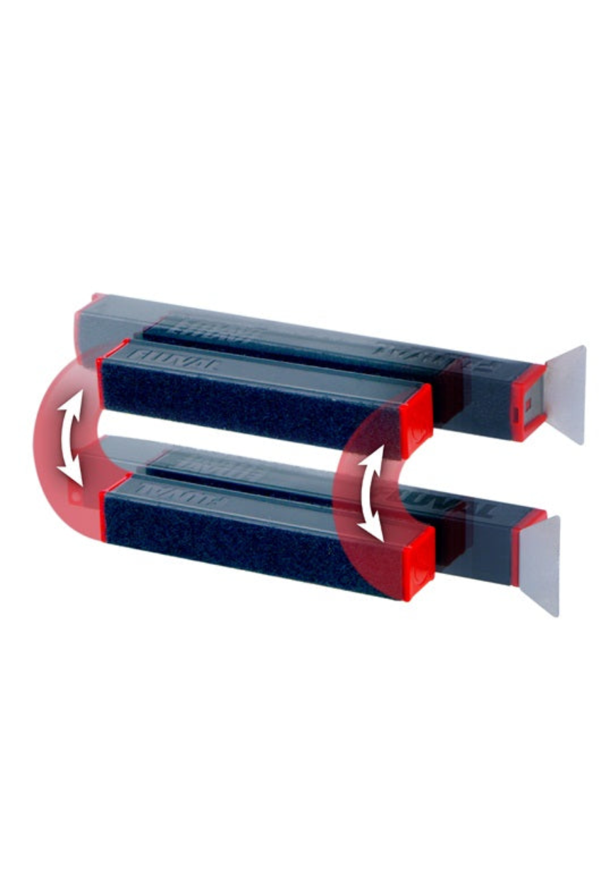 Fluval - Razor Imán Limpia Cristales M
