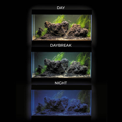 Acuario Optiset 200 litros con mueble Negro