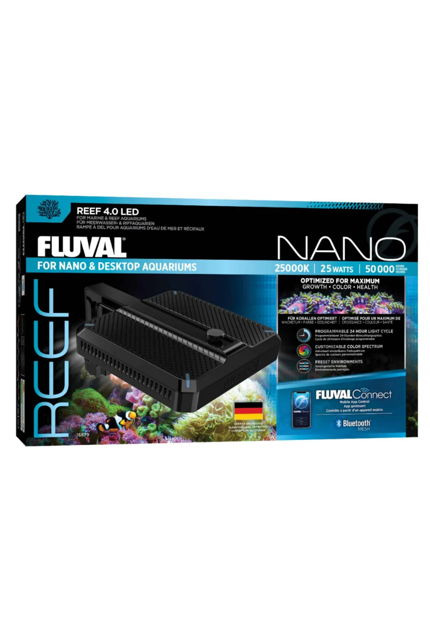 Fluval - Iluminación LED Nano Reef 4.0 de 25W