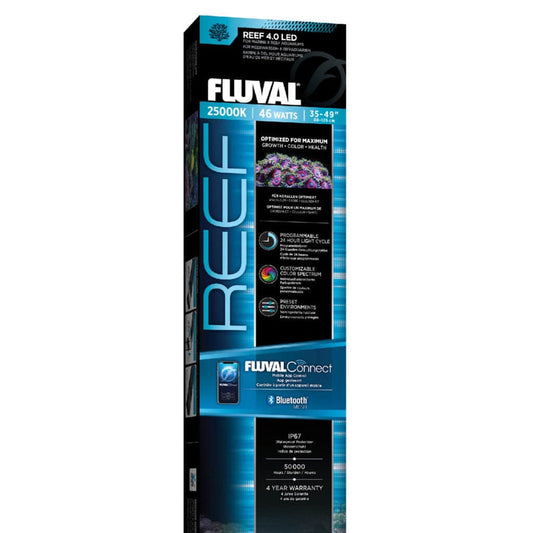 Fluval - Iluminación LED Reef 4.0 de 46W (88,2-125,8 cm)
