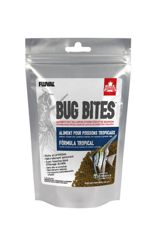 Fluval – Bug Bites Tropical Granule, 125 g