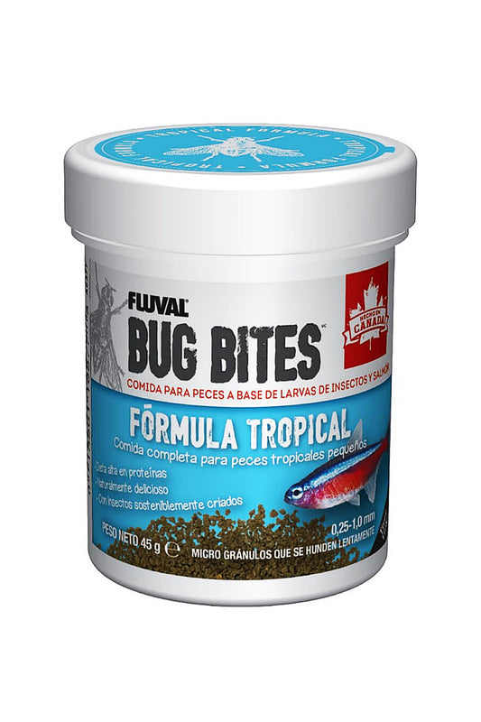 Fluval – Bug Bites Tropical Mikrogranulat, 45 g