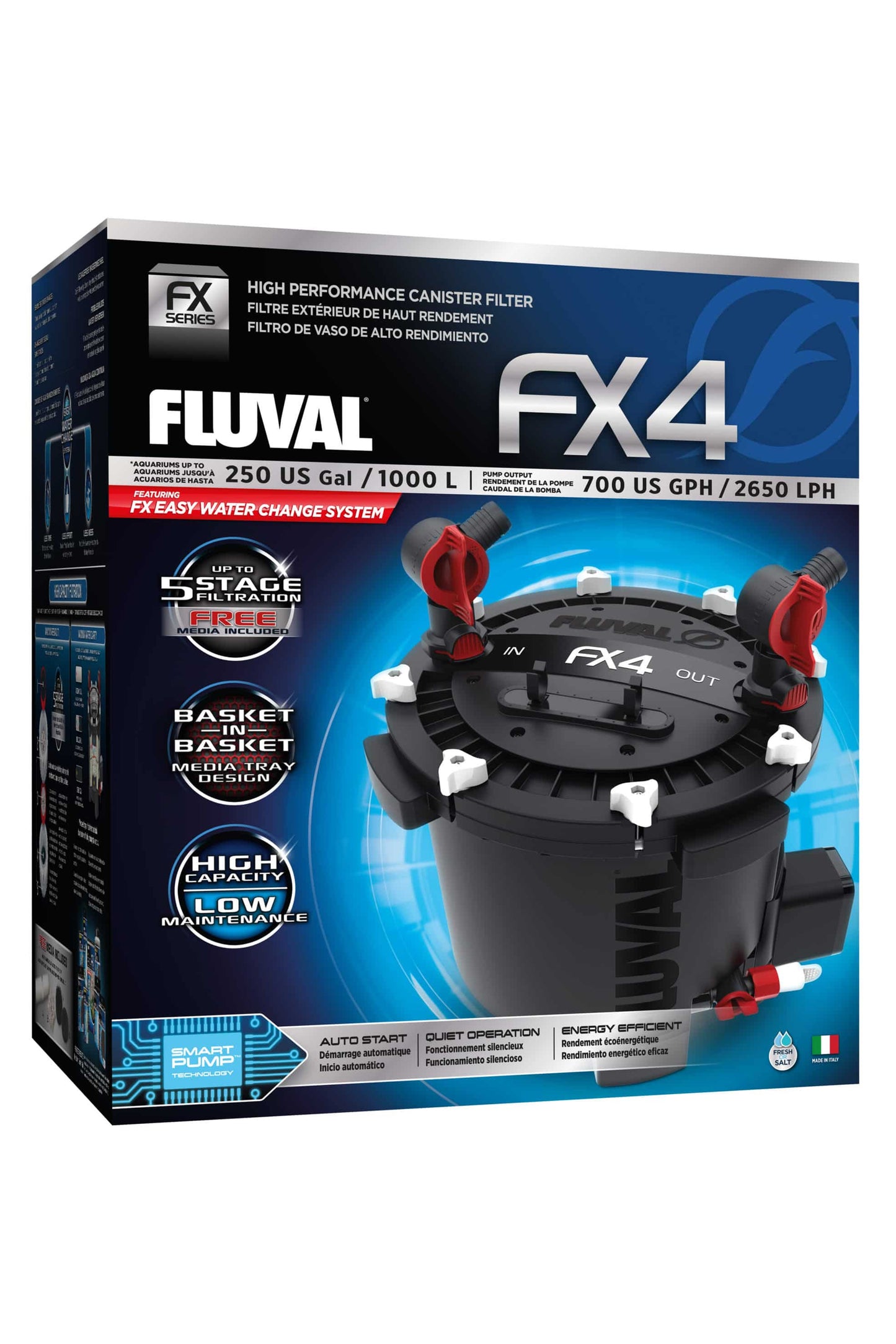 Filtro Externo Fluval FX4 (até 1000 litros)