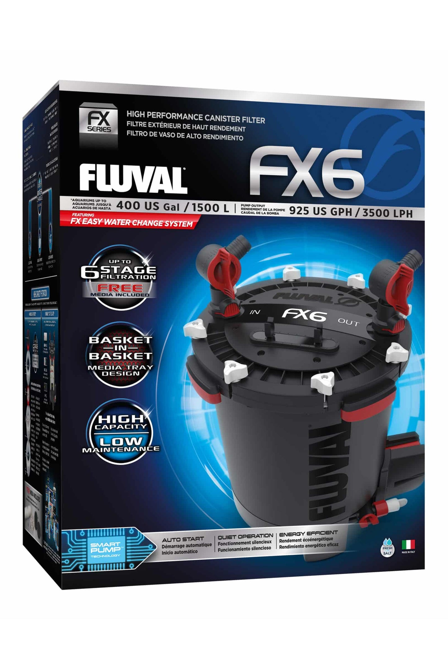 Filtro Externo Fluval FX6 (até 1500 litros)