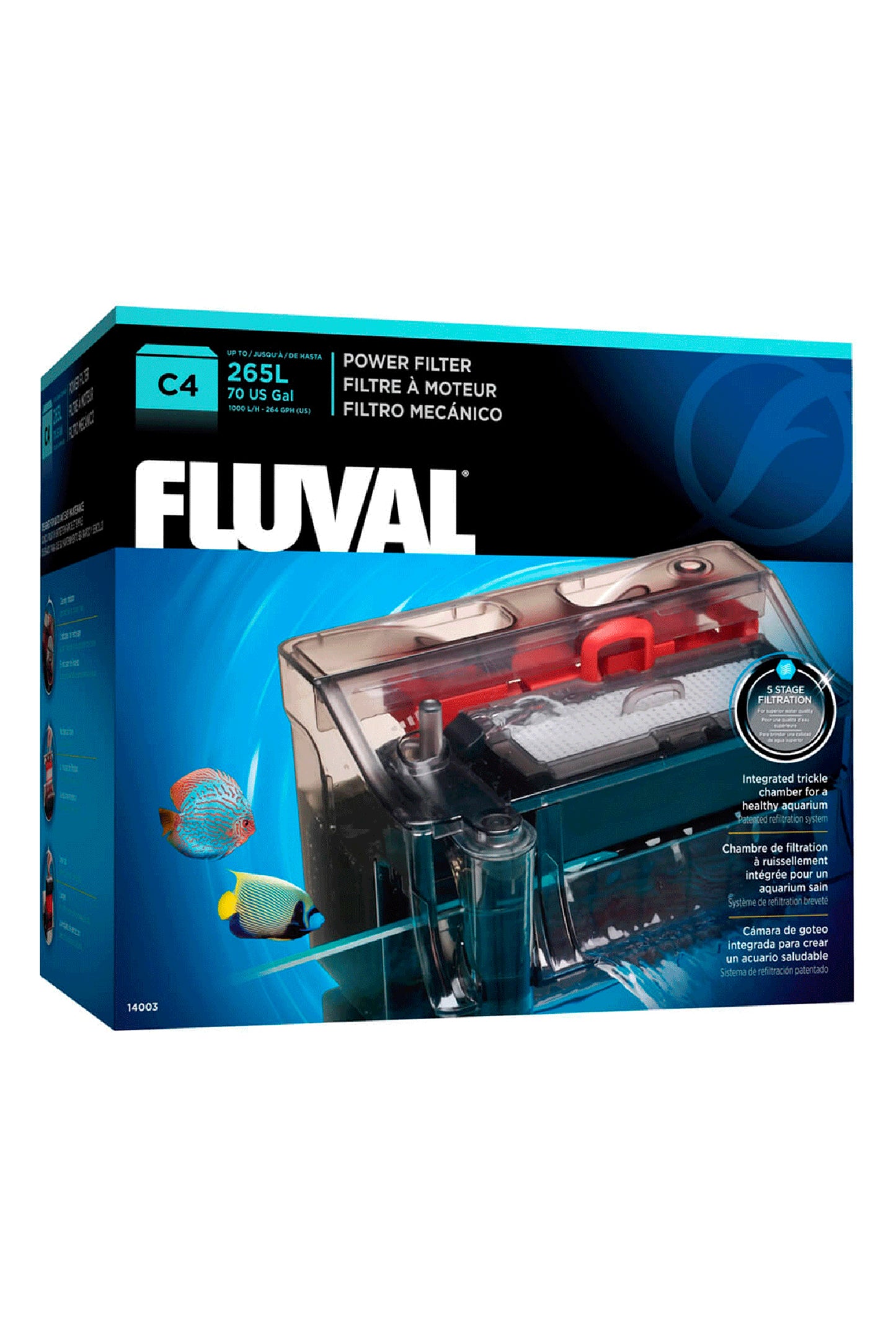 Fluval - C4 Rucksackfilter, 265L