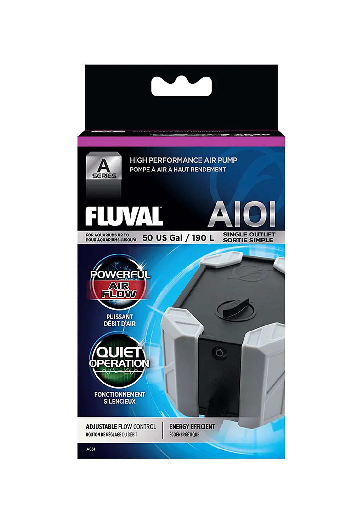 Fluval - Bomba de Ar Série A 101, 190L