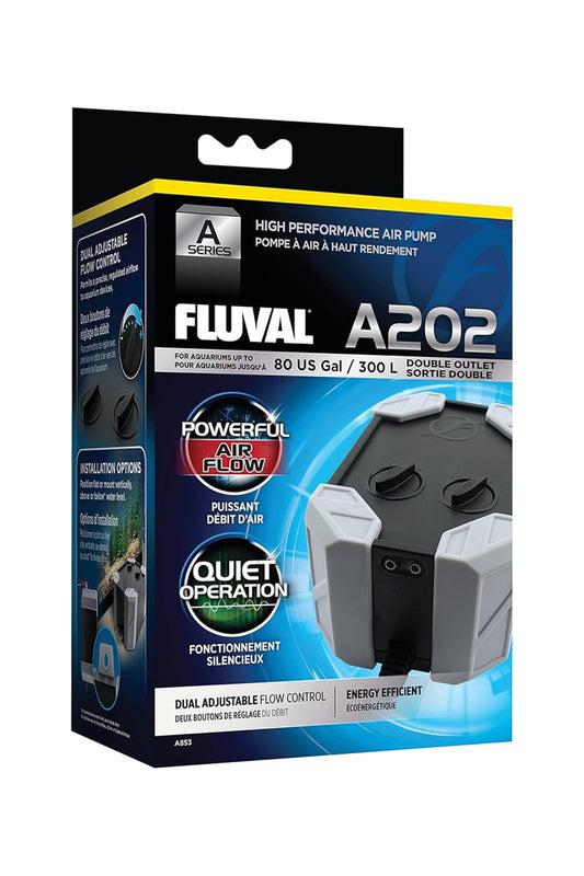 Fluval - Bomba de Ar Série A 202, 300L