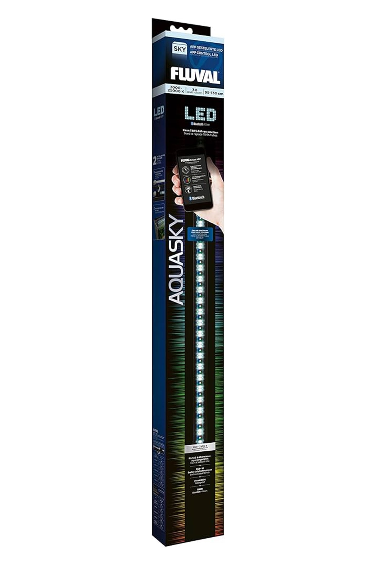 Fluval - Aquasky Led Bluetooth, 30W, 99-130cm