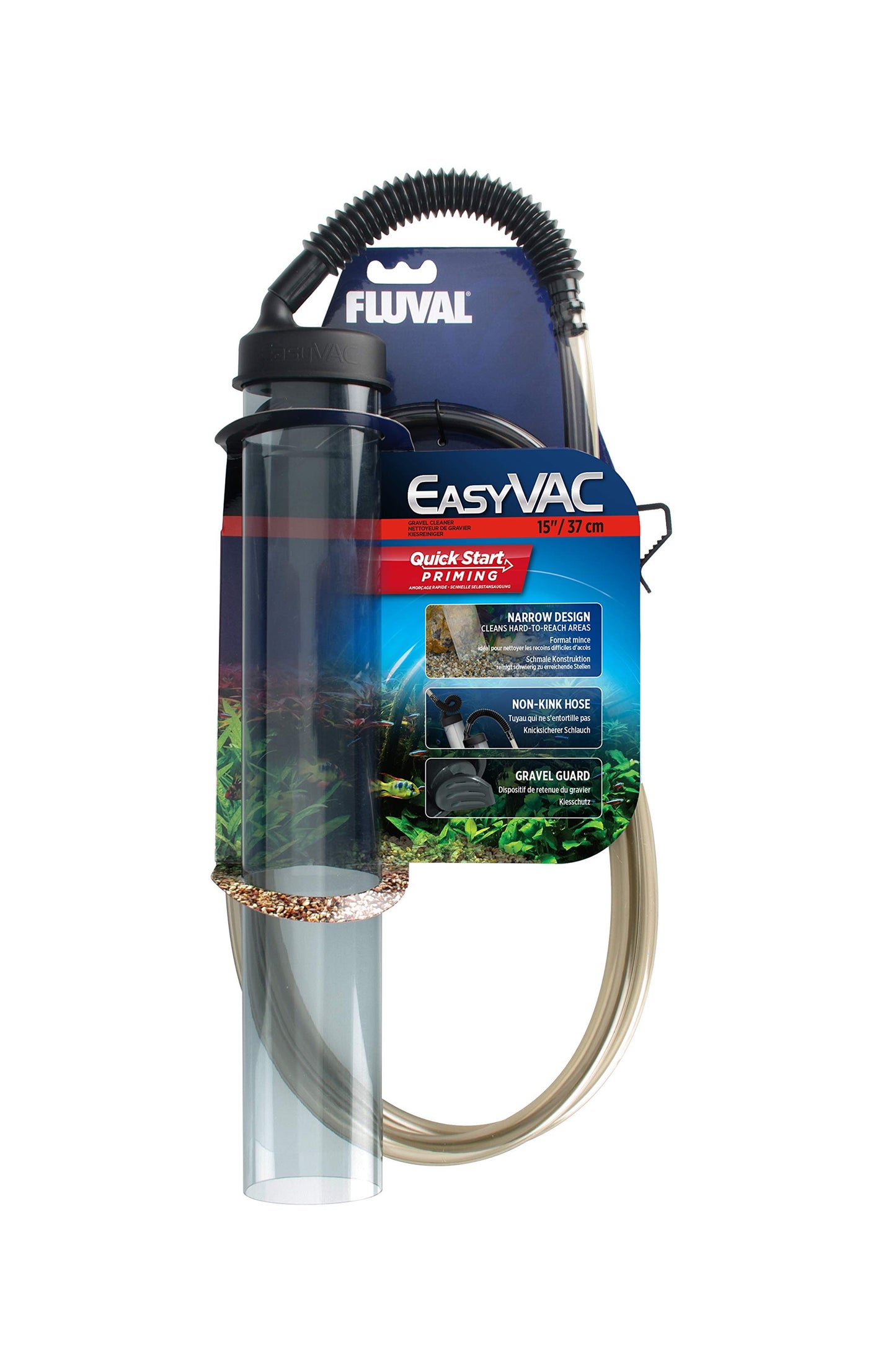 Fluval - Limpador de cascalho Easy VAC M, 38cm