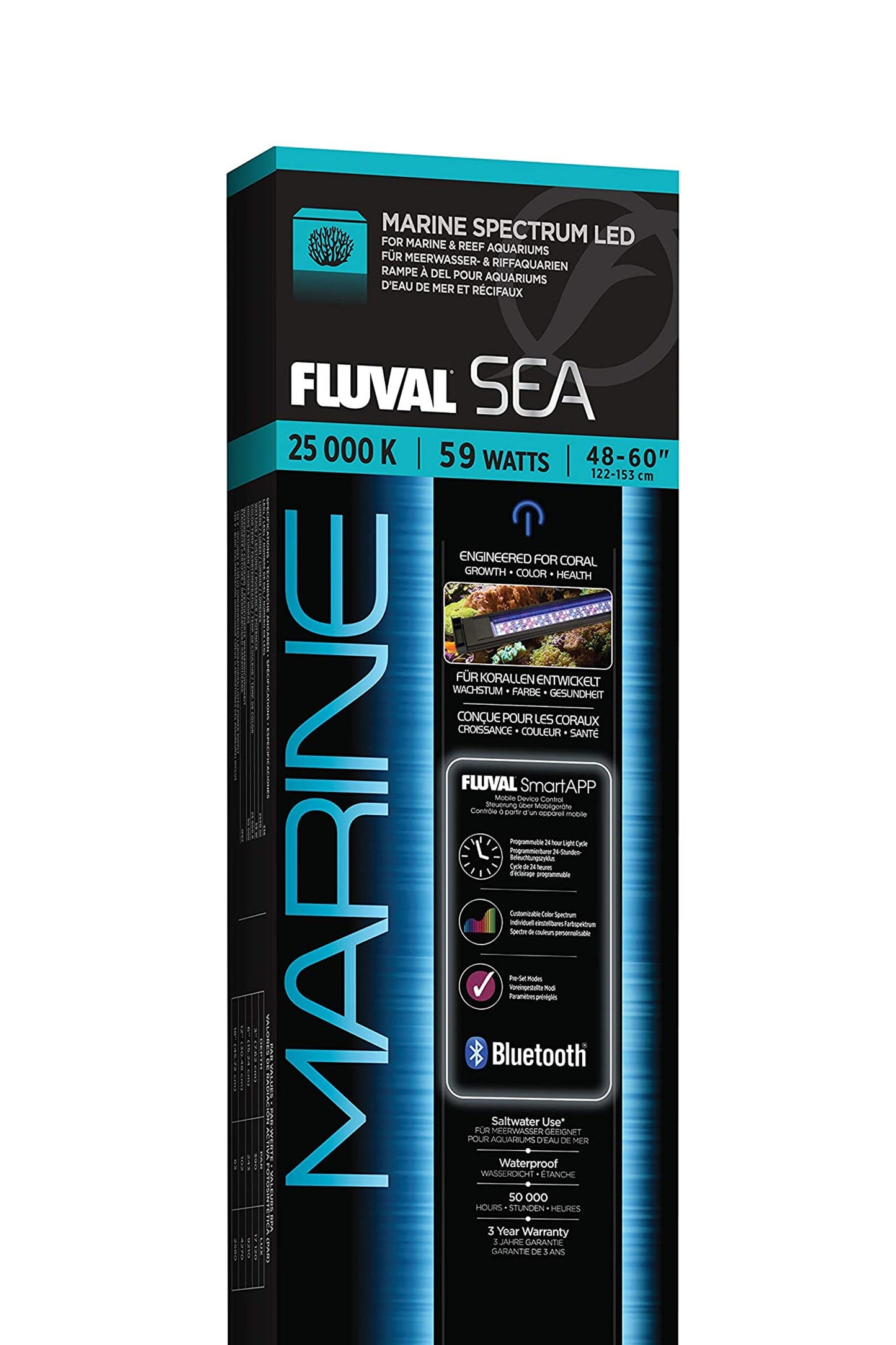 Fluval - Espectro Marinho Led Bluetooth 59W 115-145cm