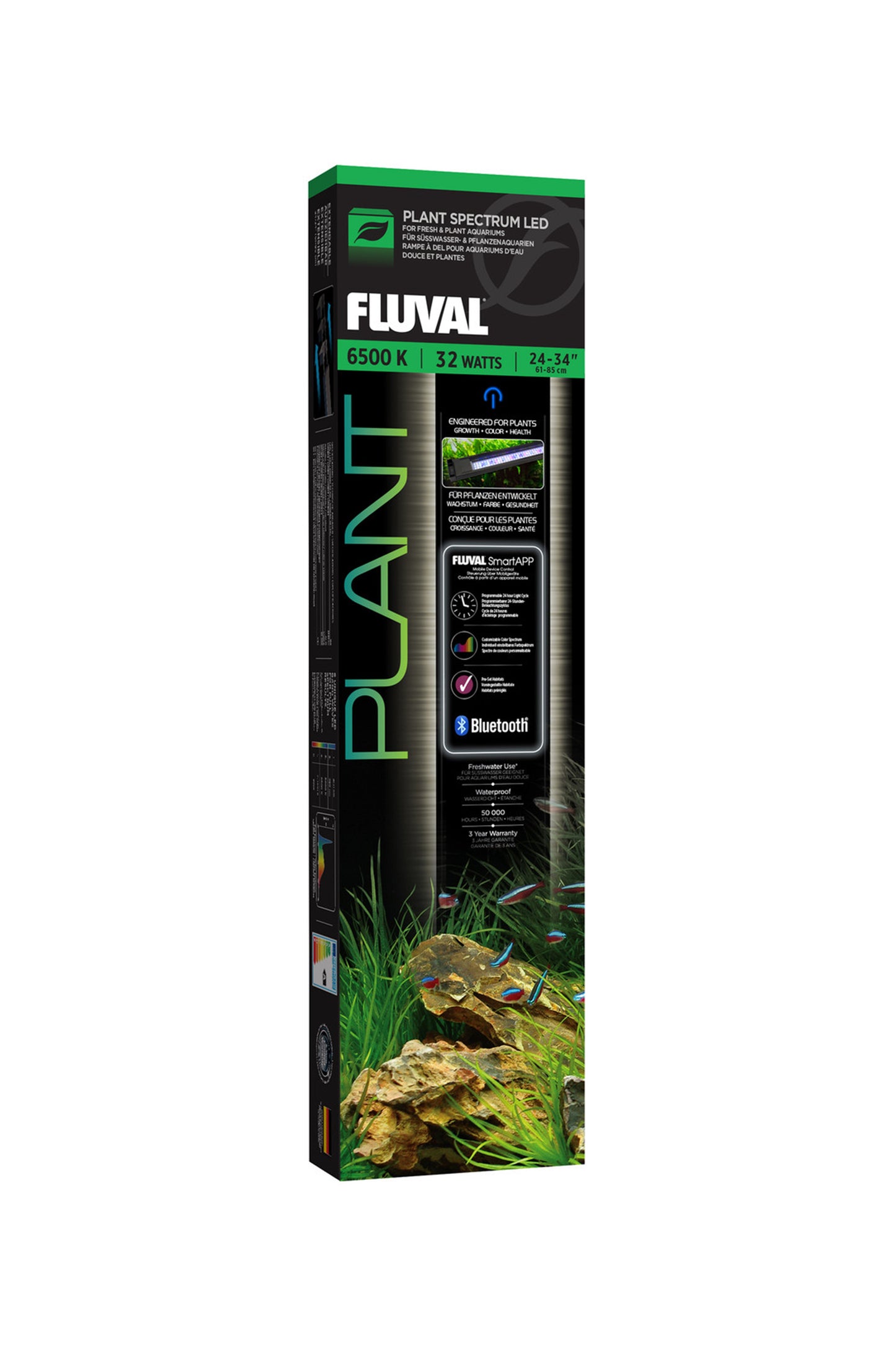 Fluval - Led Espectro Vegetal Bluetooth 32W - 61-85cm