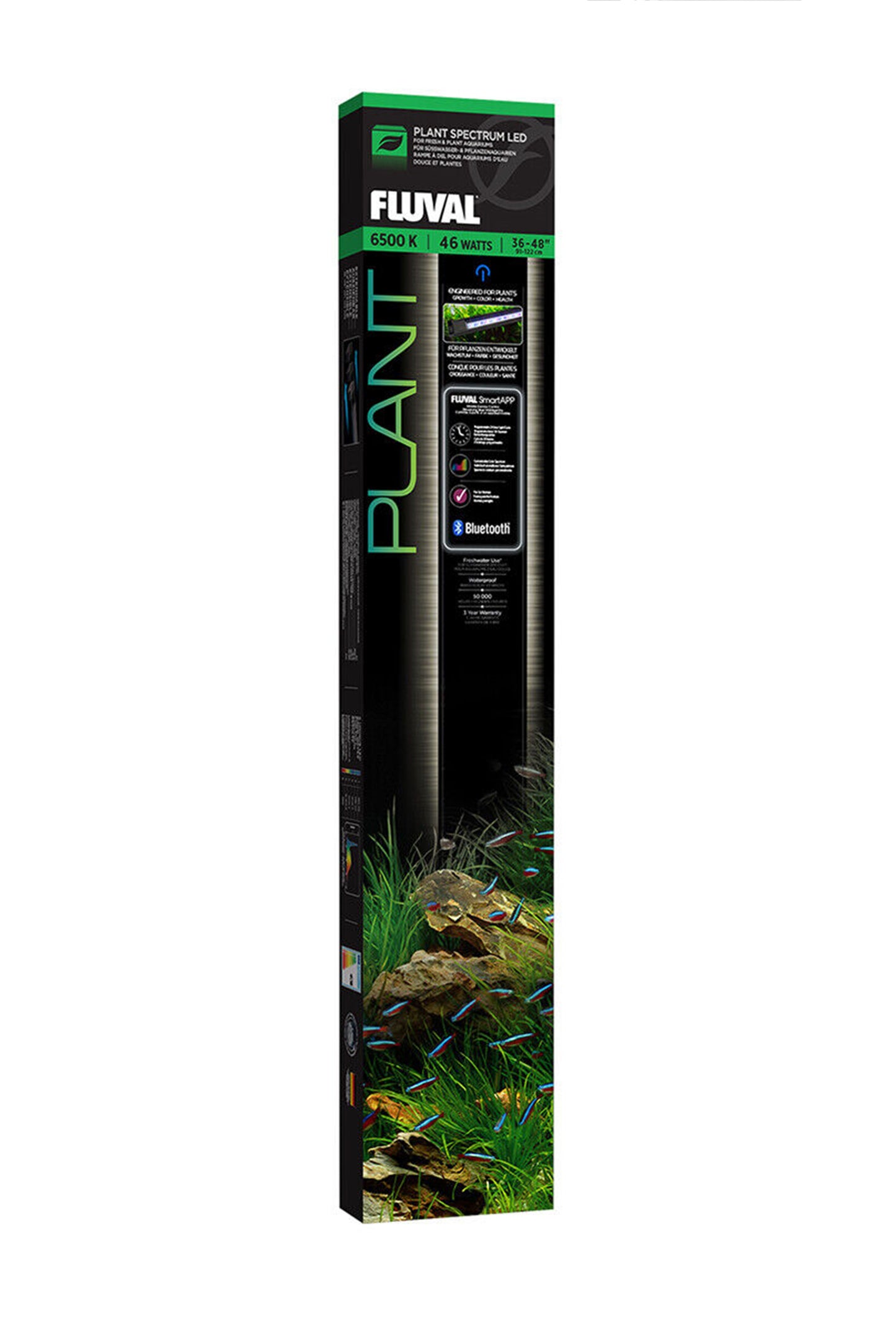 Fluval - Led Espectro Vegetal Bluetooth 46W - 91-122cm