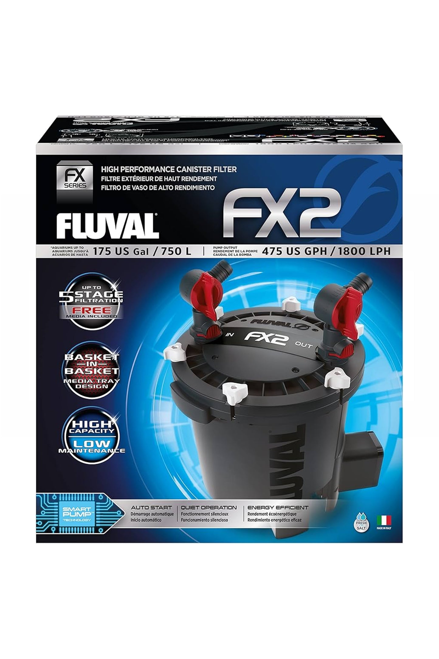 Filtro Externo Fluval FX2 (até 750 litros)