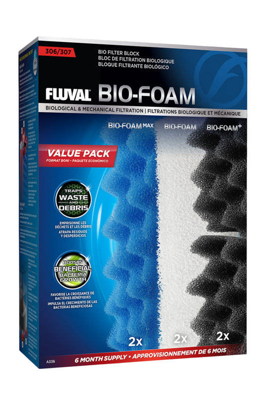 Fluval - 307 Bio-Foam Pack 6 Meses
