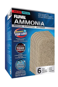 Fluval - Almohadilla Elimina Amoniaco 307/407 - 6 uds
