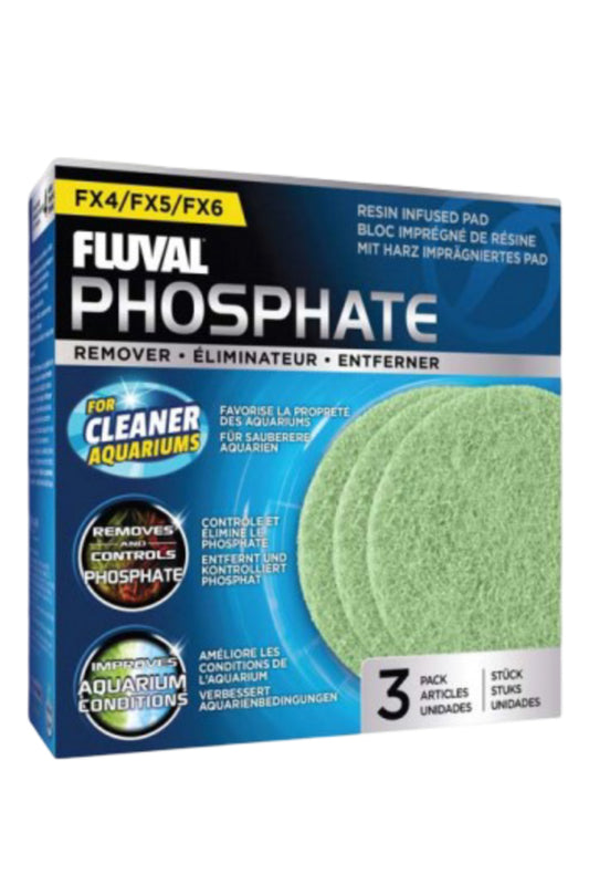 Fluval - Almohadilla Elimina Fosfato FX4/Fx6 - 3 uds