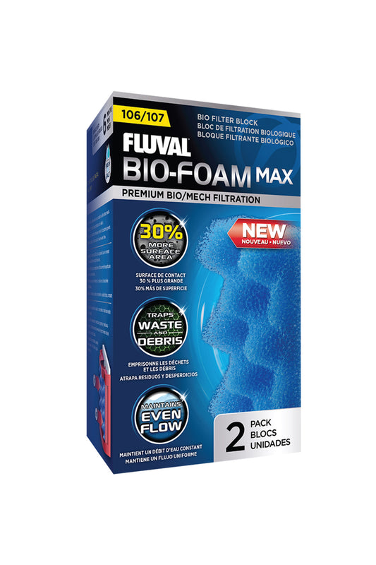 Fluval - Bio-Foam Max Azul 107 - 2 unidades