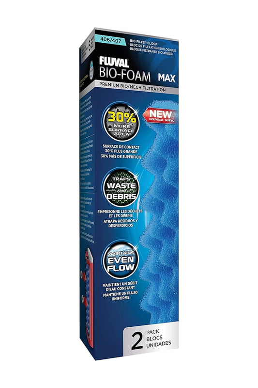 Fluval - Bio-Foam Max Azul 407 - 2 unidades