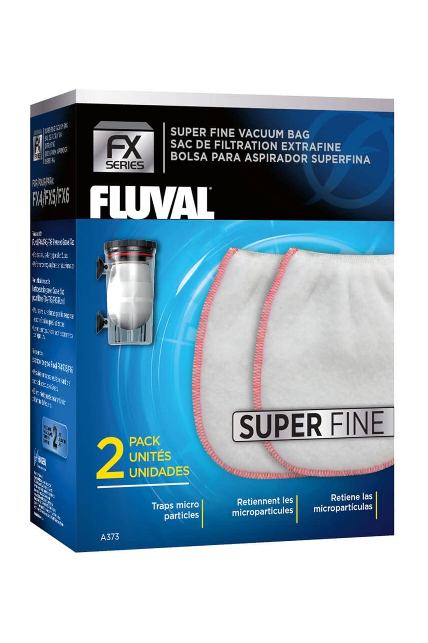 Fluval - Saco para Aspirador Super Fine FX 2 unidades