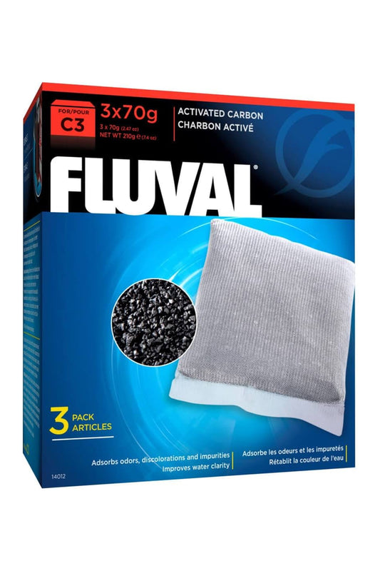 Fluval – Aktivkohle C3 – 3 Einheiten