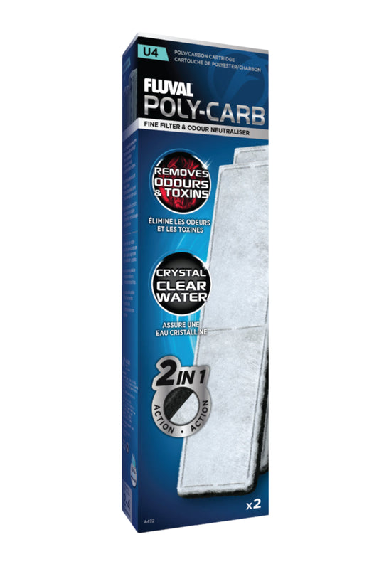 Fluval - Poly-Carb U4 - 2 uds