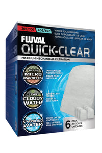 Fluval - Quick Clear Foamex Fino 307/407 - 6 uds