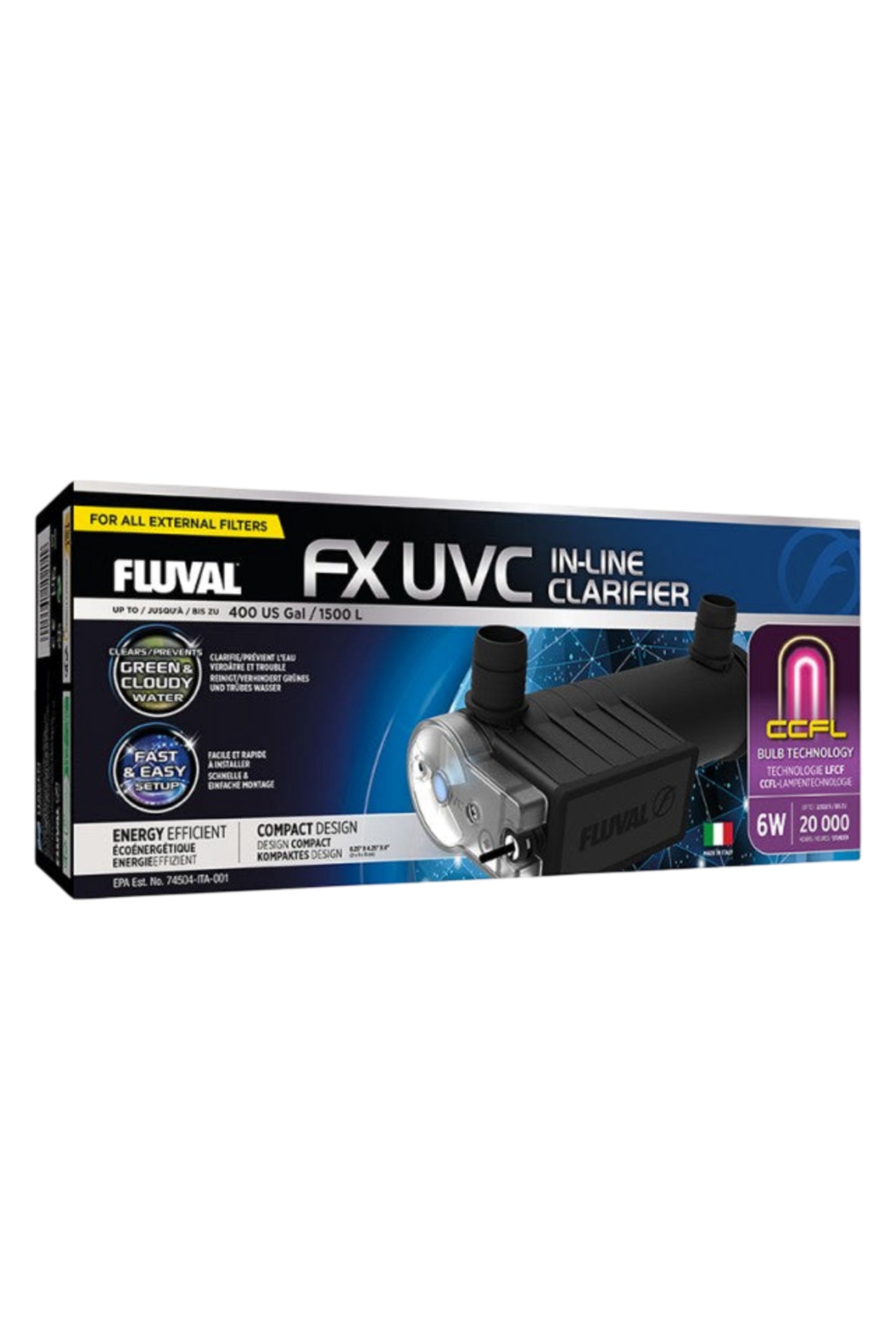 Fluval - FX Clarificador UVC 6W
