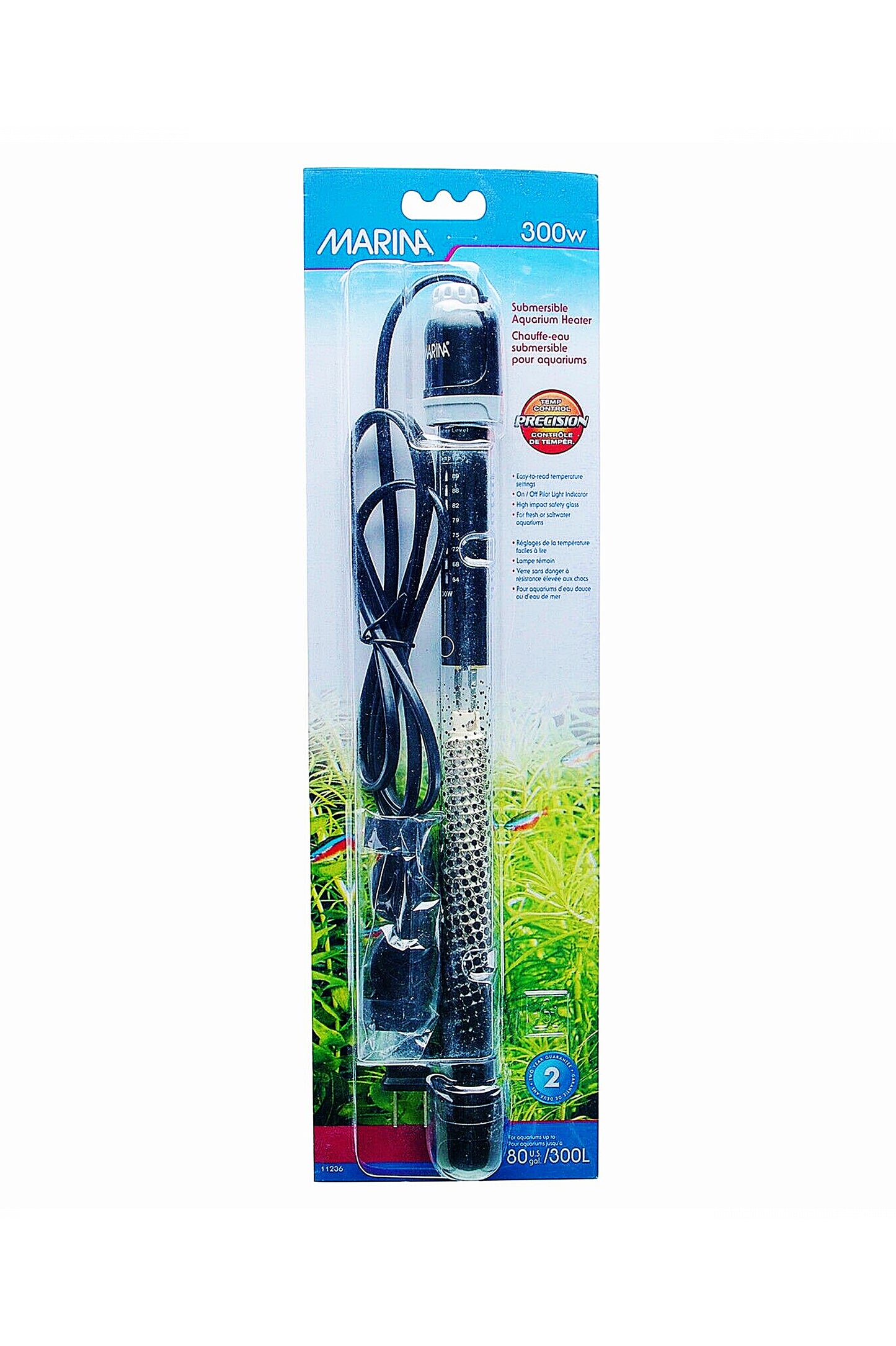 Marina - Aquecedor Submersível, 300W, 36cm