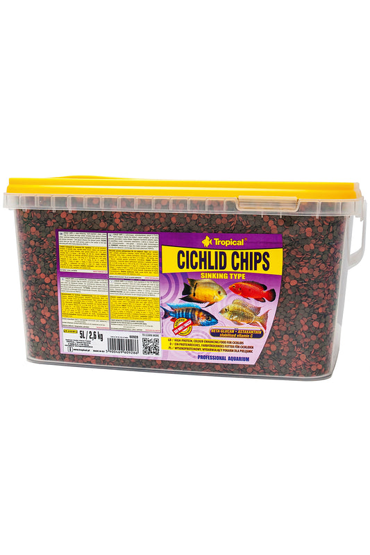 Tropical - Ciclhid Chips 5,5 mm. 5 L / 2,6 kg
