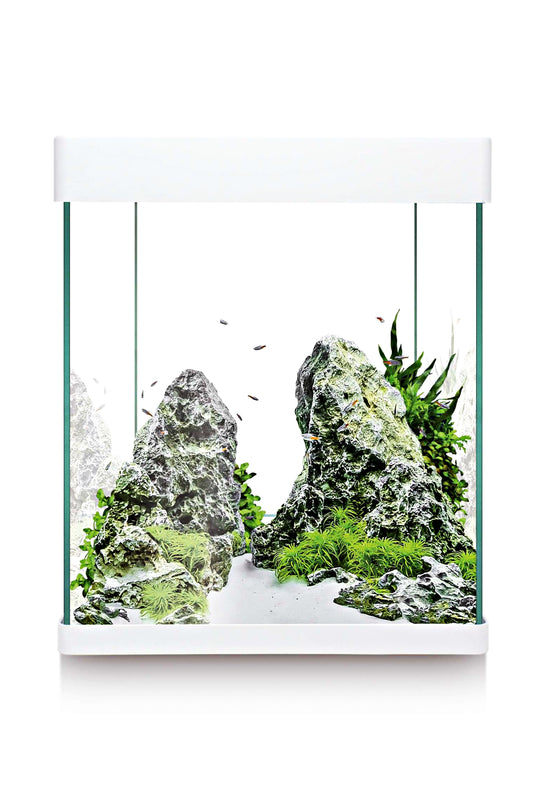 Acuario Kit Nano AquaLED RGB 10 de 9 litros en Blanco