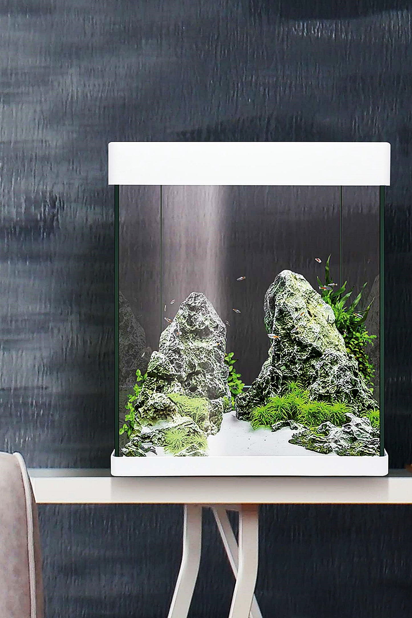 Kit Aquário Nano AquaLED RGB 10 (9 litros) Branco