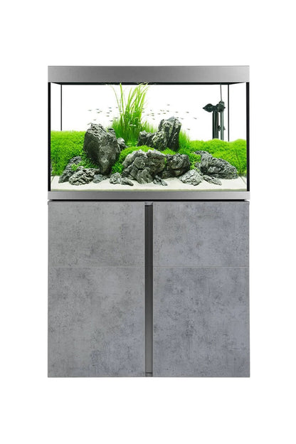 Acuario Fluval SIENA de 272 litros con mueble en Hormigón