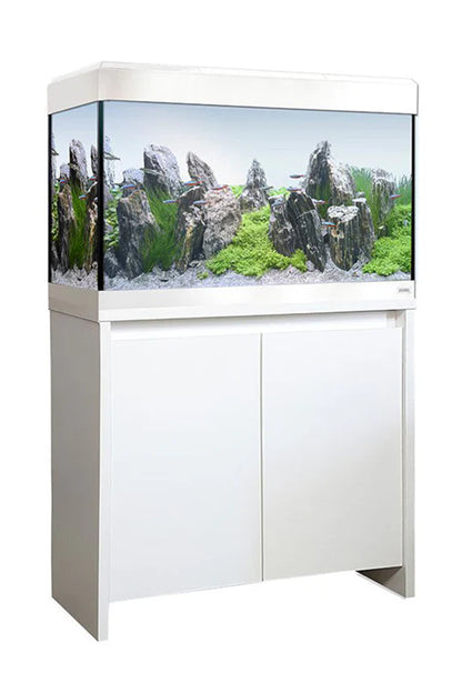 Acuario Roma 125 litros con mueble Blanco