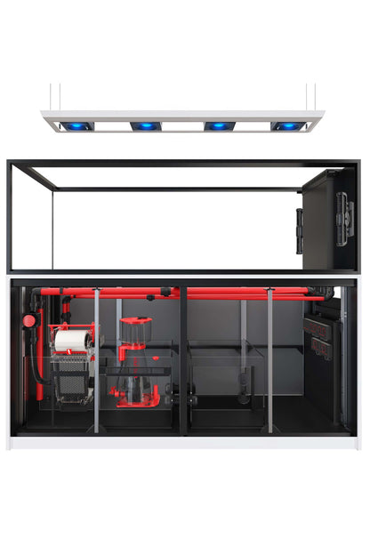 Acuario REEFER™ Península S950 Negro 4 x Reef Led 160W SOPORTE TECHO LED ReefClean900