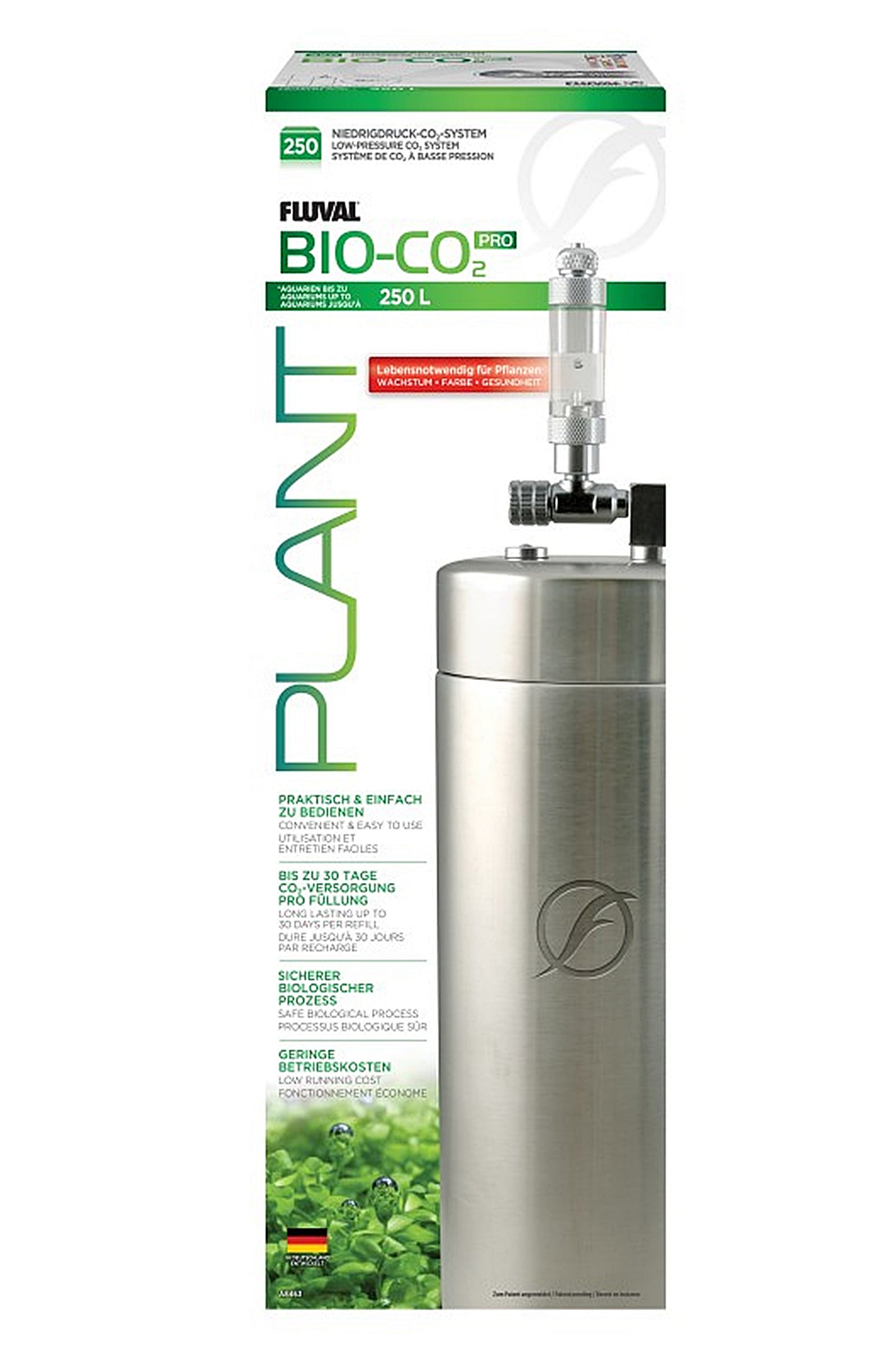 Sistema Fluval BIO-CO₂ PRO para aquários de 250 litros