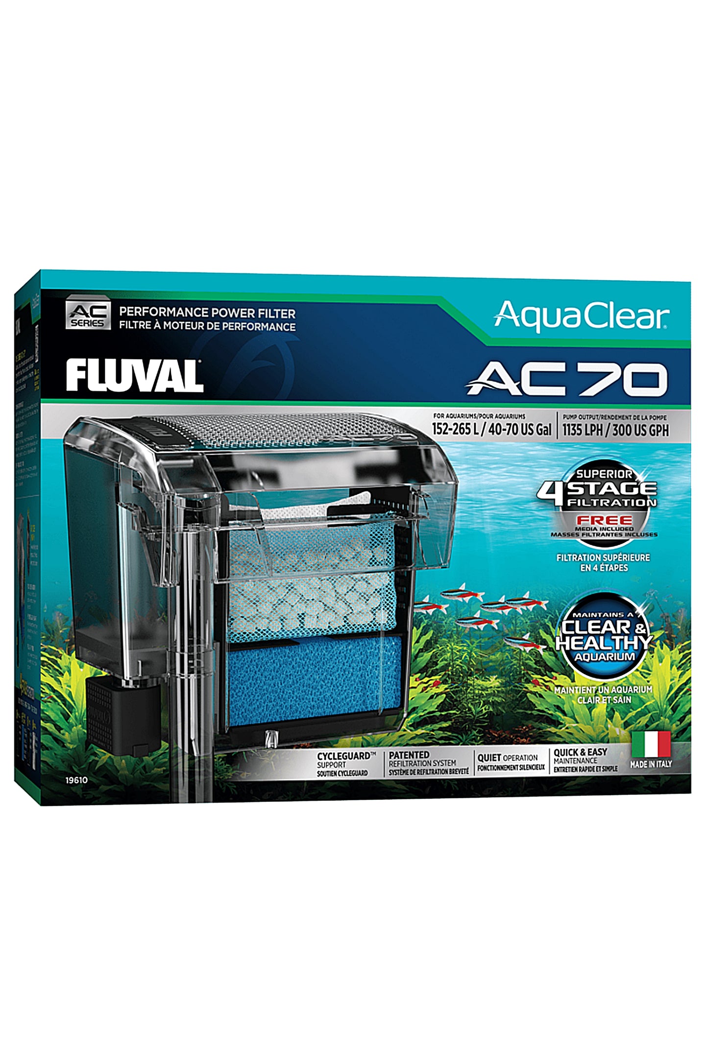 Fluval Aquaclear – AC70 Rucksackfilter