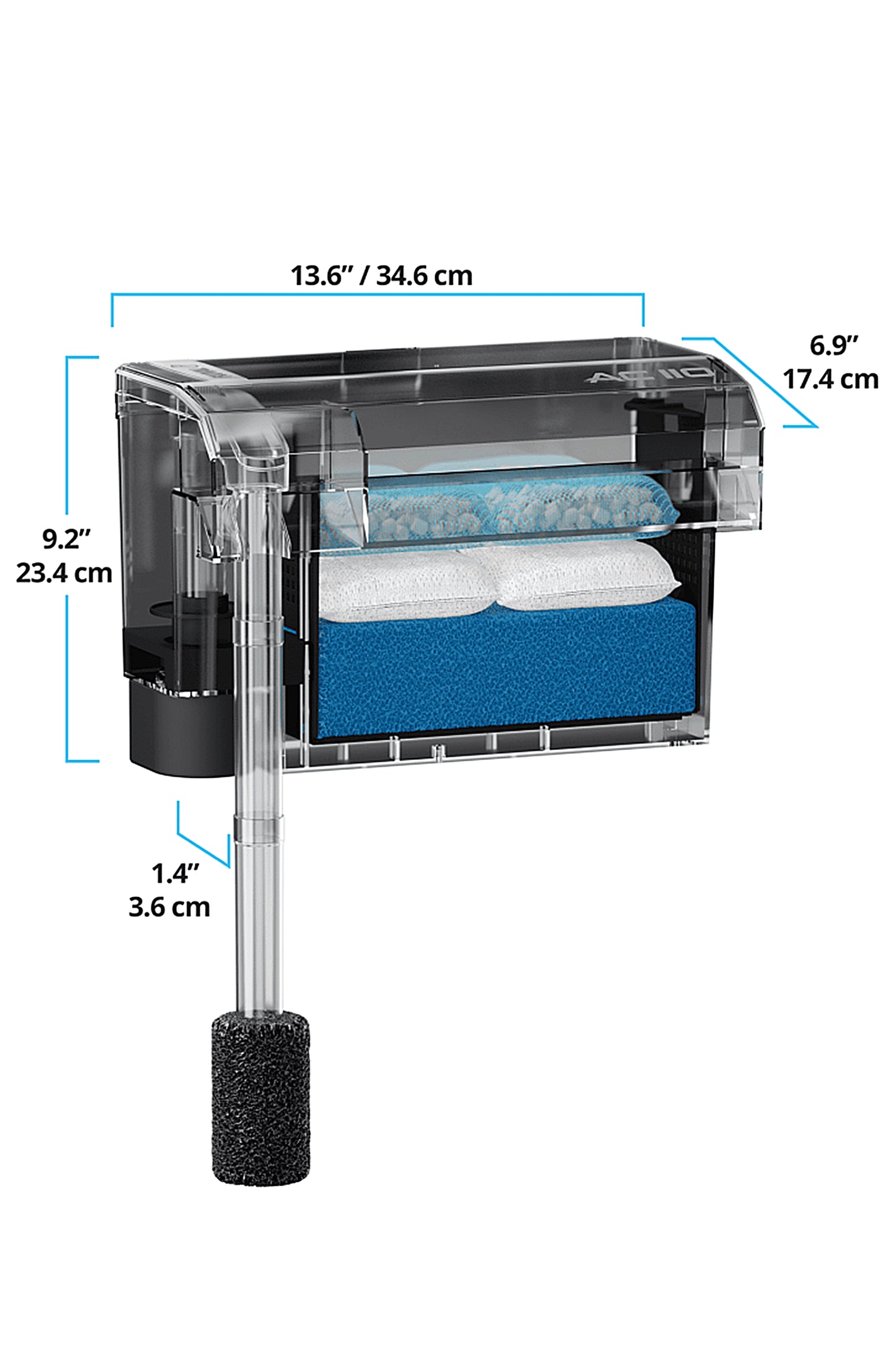 Fluval Aquaclear - Filtro de mochila AC110