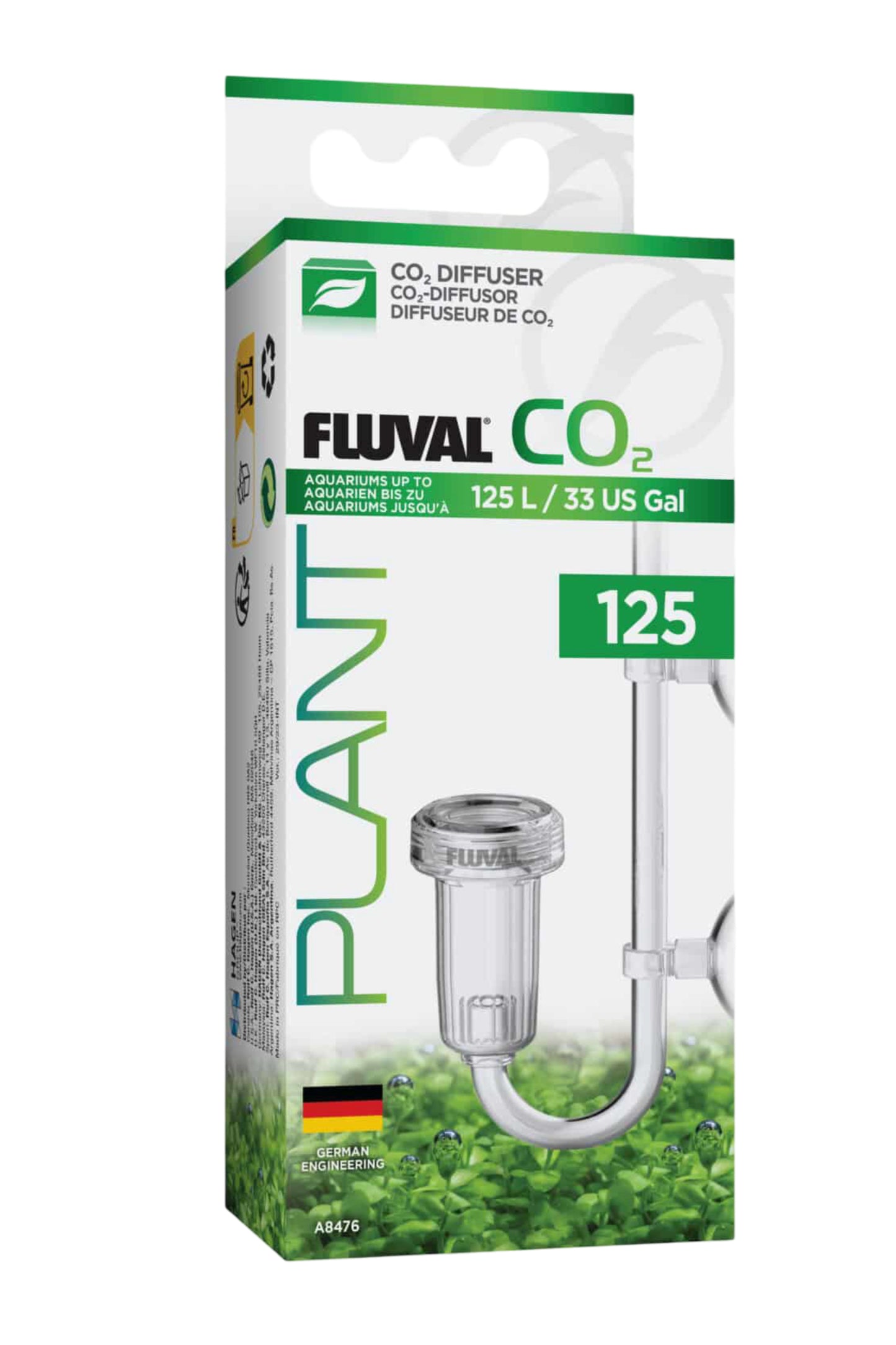 Fluval - Difusor de CO₂ para BIO-CO₂ PRO para 125 litros (CO2)
